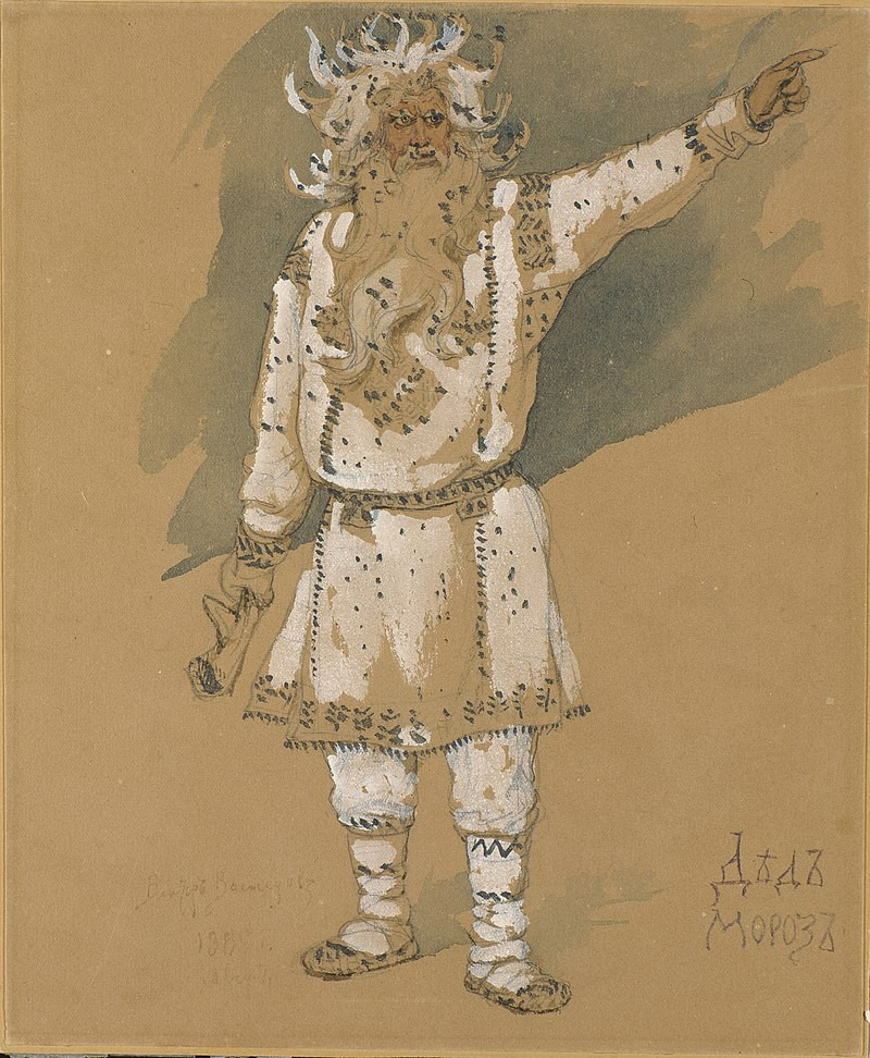 «Дед Мороз», В. М. Васнецов, 1885